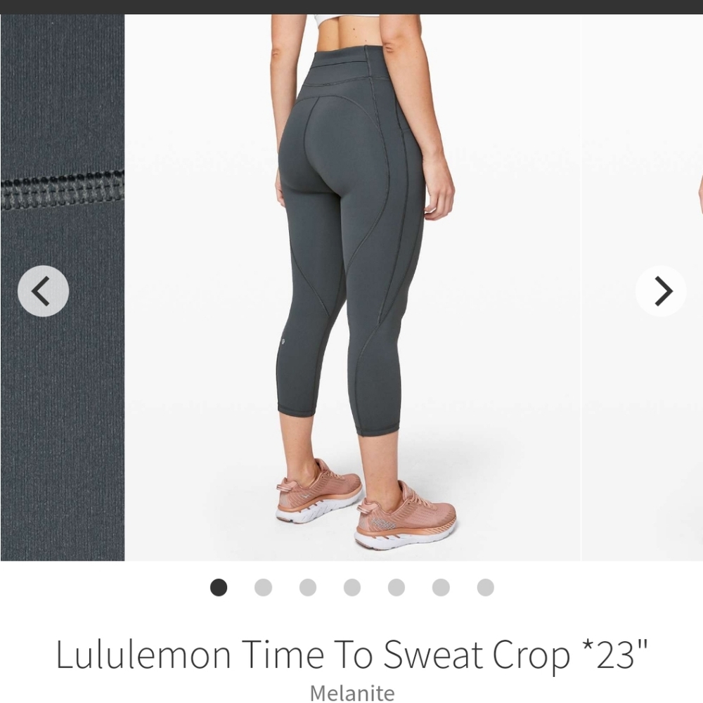 Lululemon Time to Sweat Melanite